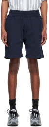 Palmes Navy Jimmy Shorts In Navy