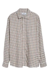 Palmes Plaid Cotton & Wool Button-up Shirt In Multi
