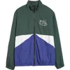 Palmes Practice Recycled Nylon Track Jacket In Green