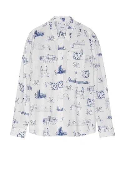PALMES PRINTED POPLIN SHIRT