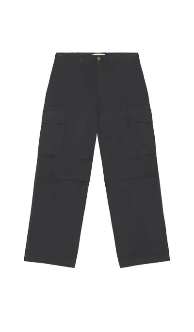 Palmes Ripstop Cargo Trousers In Black