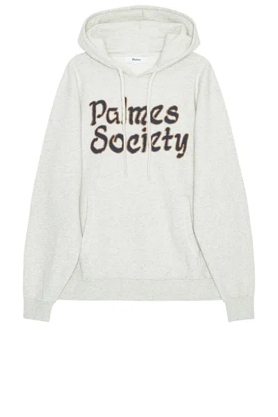 Palmes Society Hoodie Oatmeal Melange