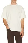 Palmes Dyed T-shirt In White