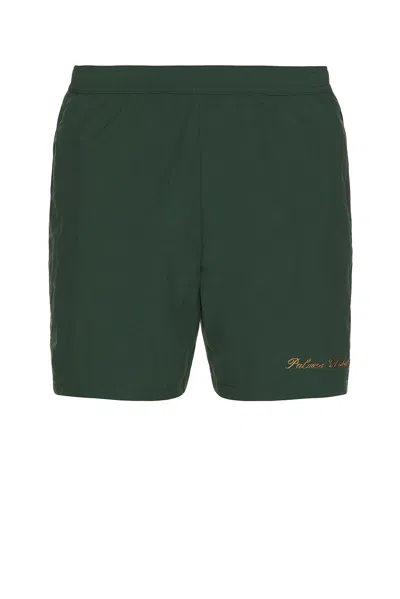 Palmes Tennis Shorts In Dark Green