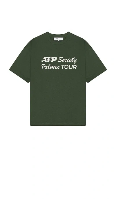 Palmes X Atp T-shirt In Green