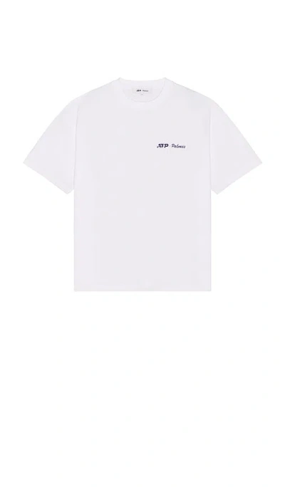 Palmes X Atp T-shirt In White