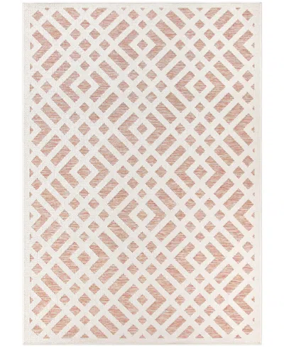 Palmetto Living Orian Knitweave Indoor, Outdoor Sadler 7'10" X 10'10" Area Rug In Orange