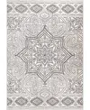 Palmetto Living Closeout! Orian Adagio Paisley Points 8'10" X 13' Area Rug In White