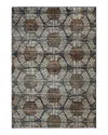 Palmetto Living Orian Adagio Textured Penny Area Rug, 5'1 X 7'6 In Blue