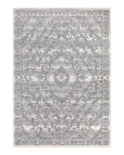 Palmetto Living Orian Knitweave Indoor/outdoor Nimsie Area Rug, 5'3 X 7'6 In Ivory/mist