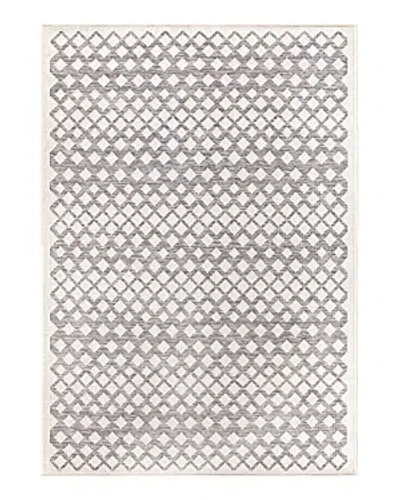 Palmetto Living Orian Knitweave Indoor/outdoor Shining Diamond Area Rug, 5'3 X 7'6 In Silver/beige
