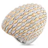 Palmiero 18k White And Rose Gold 1.98ct Diamond Ring Pm11-080425 In White