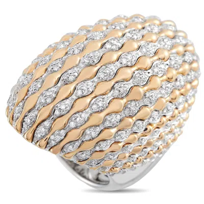 Palmiero 18k White And Rose Gold 1.98ct Diamond Ring Pm11-080425