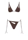 Palmiza Rua Bikini Set In Cedar In Green