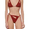 Palmiza Rua String Bikini Set In Terra Rossa