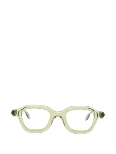 Paloceras Geometric-frame Glasses In Green