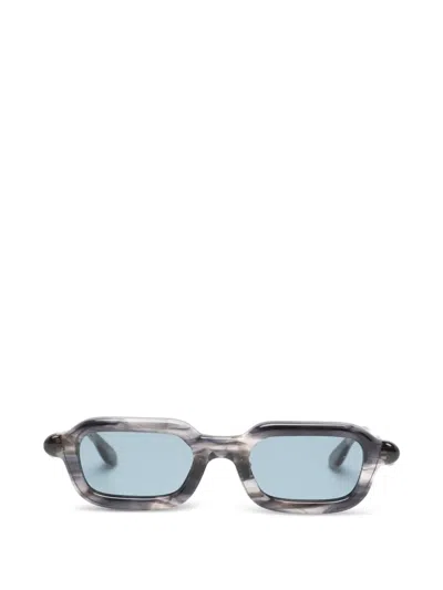Paloceras Geometric-frame Sunglasses In Gray