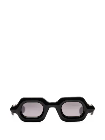 Paloceras Pebble Geometric-frame Sunglasses In Black