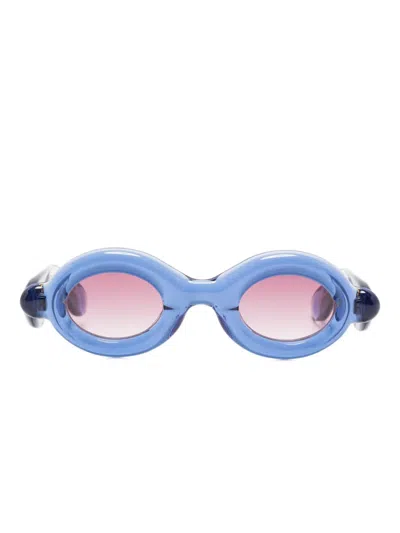 Paloceras Pebble Oval-frame Sunglasses