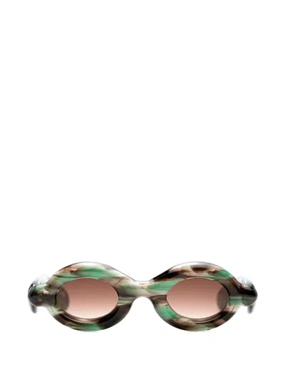 Paloceras Pebble Patterned Sunglasses In Green