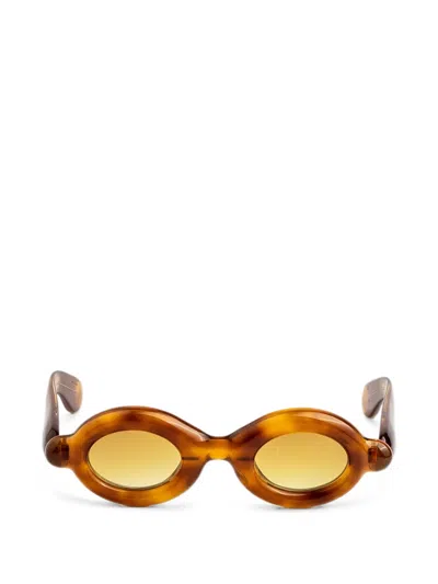 Paloceras Pebble Sunglasses In Brown