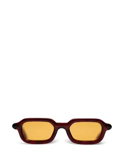 Paloceras Rectangle-frame Sunglasses In Brown