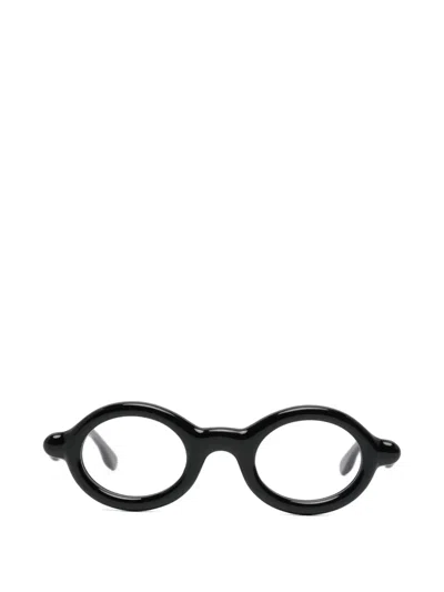 Paloceras Round-frame Glasses In Black