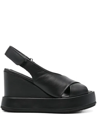 Paloma Barceló 100mm Cora Sandals In Black