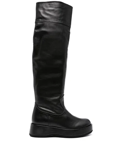 Paloma Barceló Lena Chunky Boots In Black  