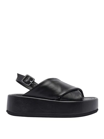 Paloma Barceló Basima Black Platform Sandal