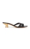 Paloma Barceló Asir Leather Sandals In Black