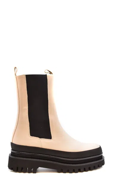 Paloma Barceló Ankle Boots In Beige