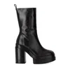 Paloma Barceló Eros Black Heeled Ankle Boot In Black