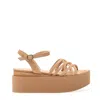 PALOMA BARCELÓ EXTRALIGHT DESERT SUEDE WEDGE SANDAL