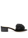 Paloma Barceló Fiore Sandals Black
