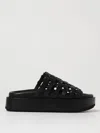 Paloma Barceló Paloma Barcelo Leather Nadira Flat Sandals In Black