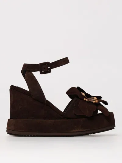 Paloma Barceló Flat Sandals Paloma Barcelò Woman Color Brown In Braun