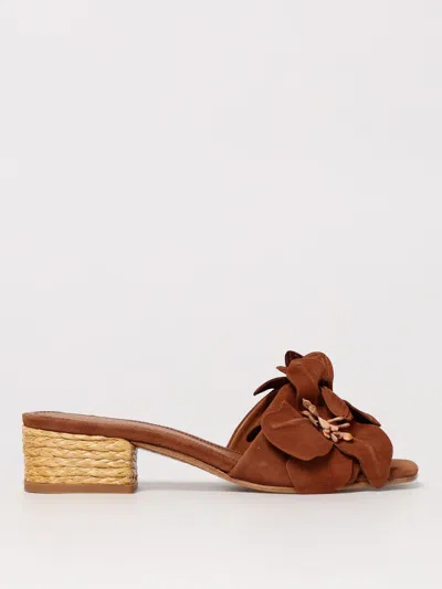 PALOMA BARCELÓ FLAT SANDALS PALOMA BARCELÒ WOMAN COLOR LEATHER,G80533107