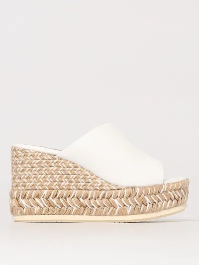 Paloma Barceló Flat Sandals Paloma Barcelò Woman Color White In Weiss