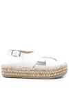 Paloma Barceló Francia Espadrilles In White