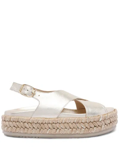 Paloma Barceló Francia Platform Sandals In Neutrals