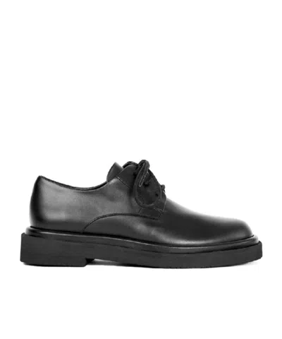 Paloma Barceló Izora Lace-up Leather Shoes In Black