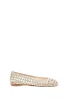 Paloma Barceló Paloma Barcelo Shell Ballet Flat In White