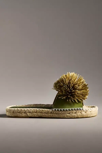 Paloma Barceló Palomitas By Paloma Barcelo Agnes Pom Slide Sandals