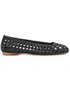 Paloma Barceló Paloma Barcelo Shell Ballet Flat In Black