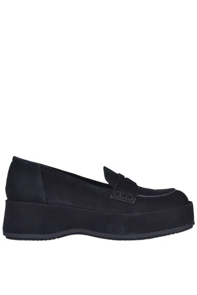 Paloma Barceló Woman Loafers Black Size 6 Leather