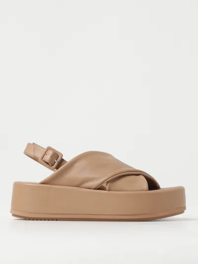 Paloma Barceló Wedge Shoes Paloma Barcelò Woman Color Beige In Beige