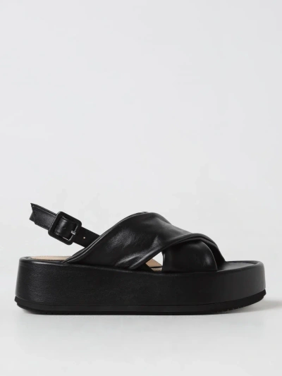 PALOMA BARCELÓ WEDGE SHOES PALOMA BARCELÒ WOMAN COLOR BLACK,409953002