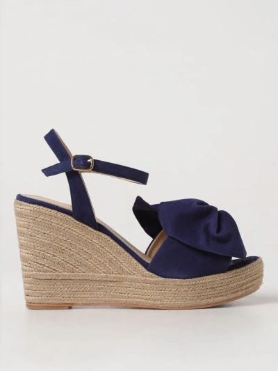 Paloma Barceló Wedge Shoes Paloma Barcelò Woman Color Denim