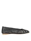 Paloma Barceló Paloma Barcelo Shell Ballet Flat In Black